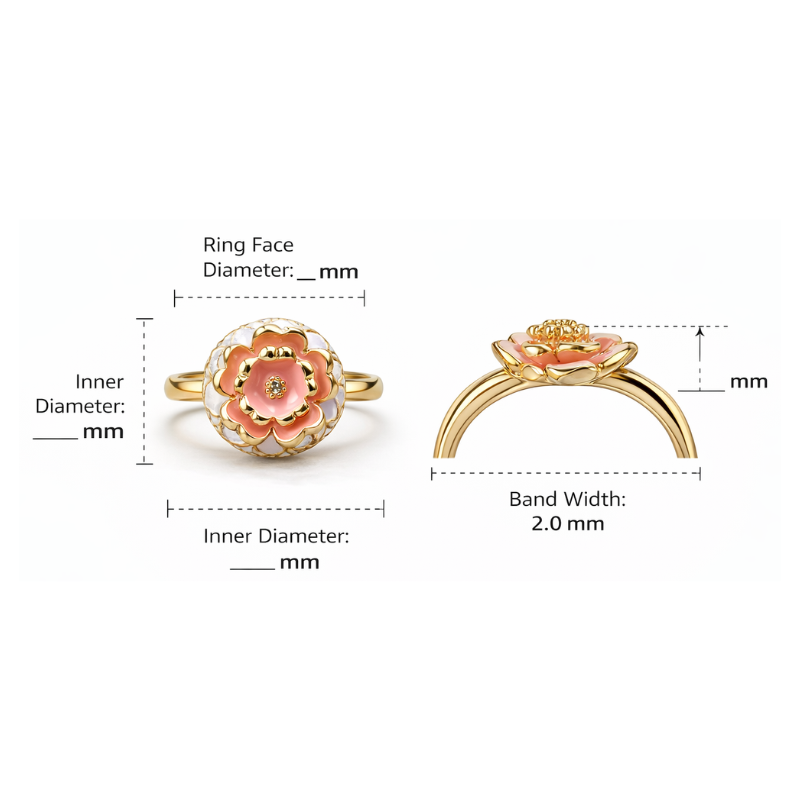 Floral Spinner Ring