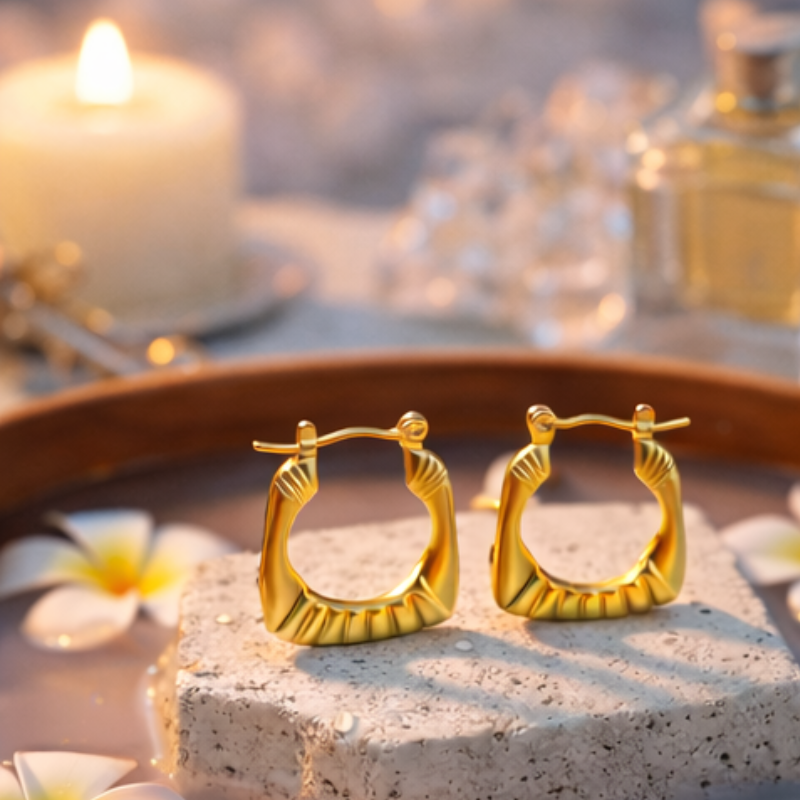 Twisted Hoop Earrings