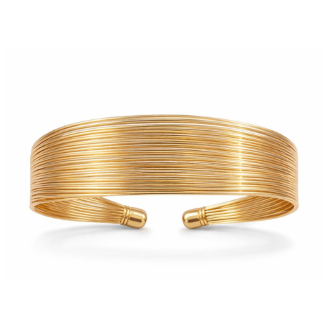 V Shape Wire Cuff Bracelet