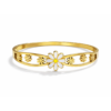 Plated Daisy Floral Bracelet