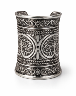 Silver Wide Cuff Bracelet