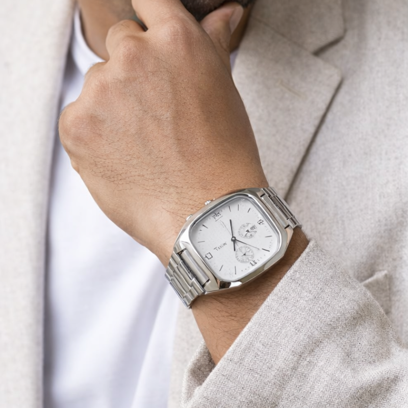 Chronograph Watch White