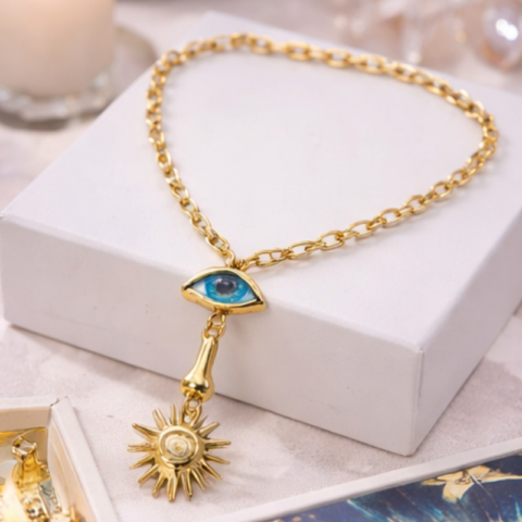 Evil Eye & Sun Charm