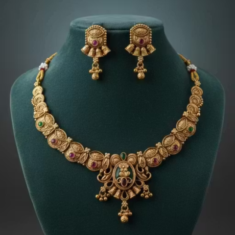 Gold Temple Necklace