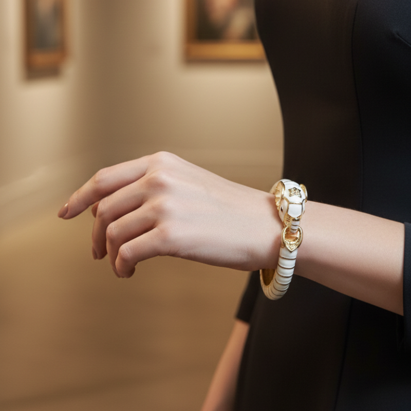 Elephant Motif Hinged