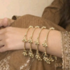 Golden Charm Bangles