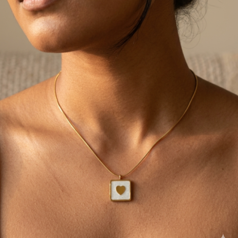 gold plated chain necklace