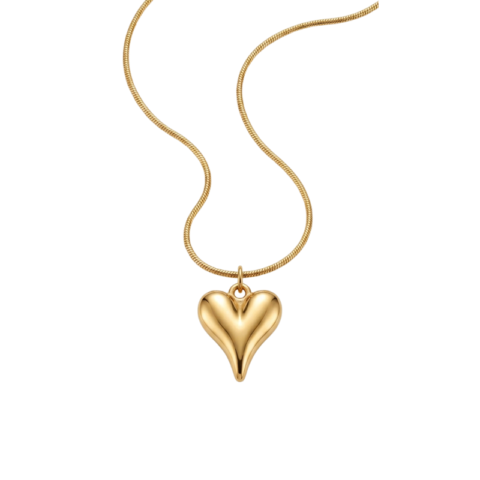 minimal heart jewelry