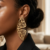 gold butterfly earrings