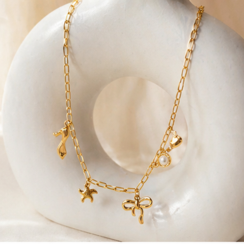 Ocean Charm Gold Chain
