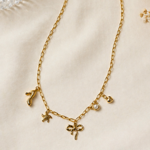 Ocean Charm Gold Chain