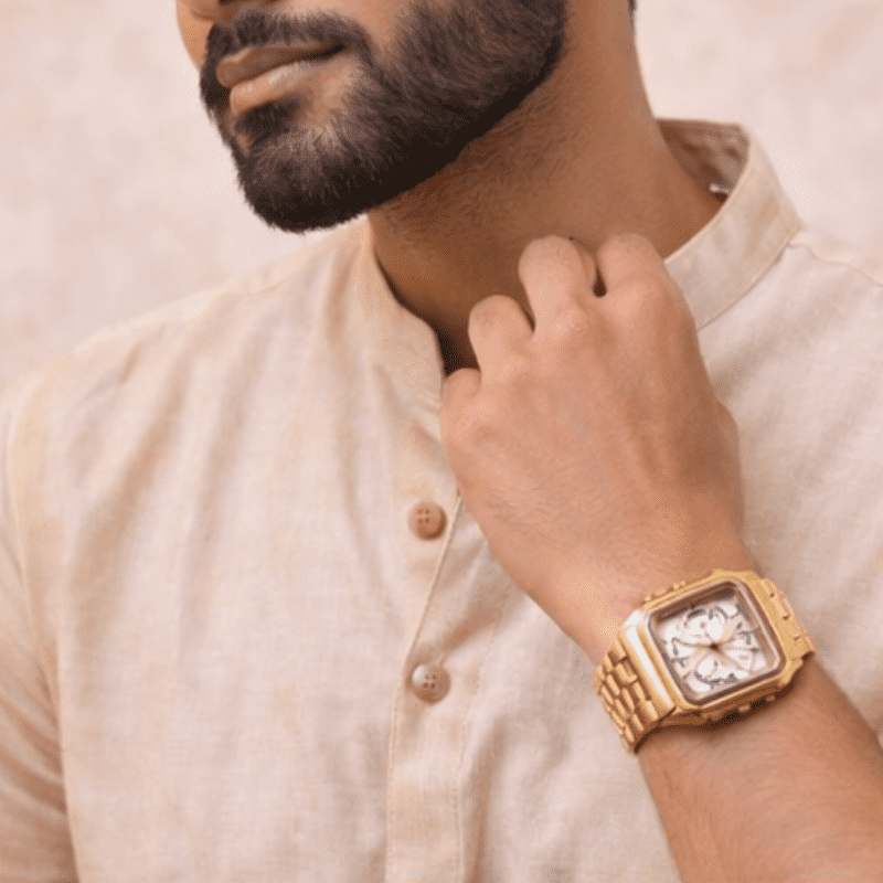 Luxury Square Skeleton Gold Chain