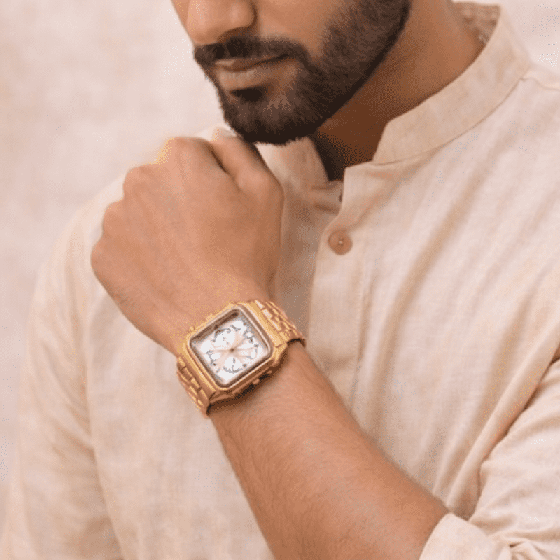 Luxury Square Skeleton Gold Chain