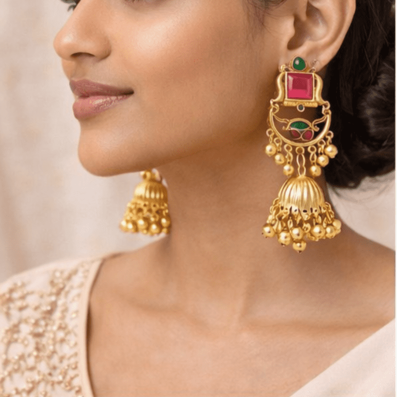 Kashmiri Blue Stone Oxidised